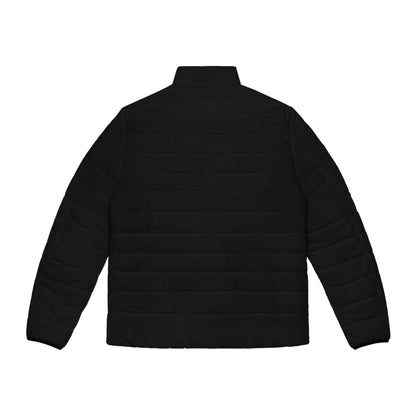 Schwarze Pufferjacke für Herren