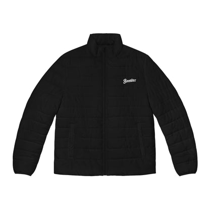 Schwarze Pufferjacke für Herren